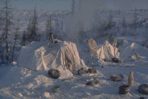Georg Henriksen recorded -65 deg. C the day this photo was taken at Ashuapun. Photo courtesy Georg Henriksen.