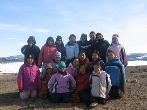 A weekend trip to Mishti-Shuapi for girls to promote Innu culture and healthy living, organized by the Next Generations Guardians. Photo courtesy Manishan Edmunds.