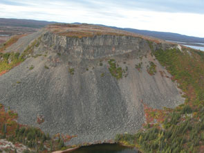 The west face of Kameshtashtan mountain. Photo courtesy Stephen Loring.