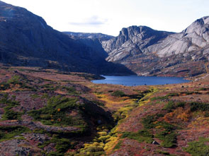 Kamitshuapishekat in its September colours. Photo courtesy Gary Pittman, Parks Canada.