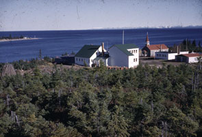 View of Tshishe-shatshu. Photo courtesy Innu Nation.